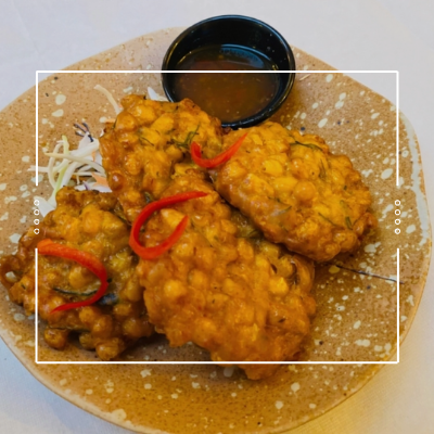 Thai Sweet Corn Fritters (V)